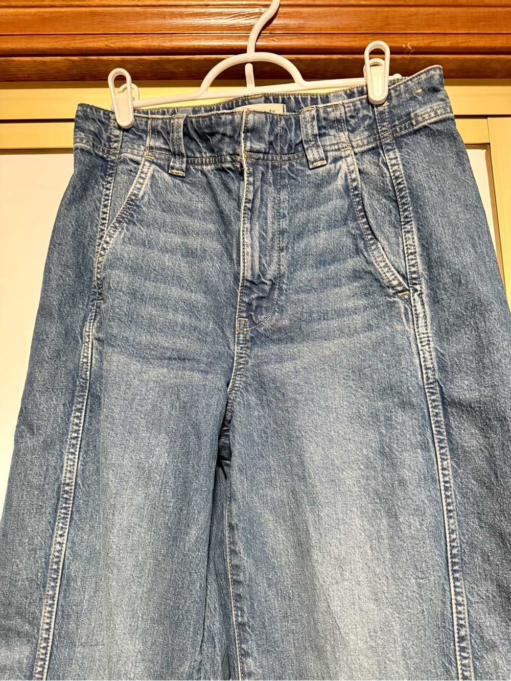 NWT!! Madewell Tapered Denim Trouser - Picture 2 of 7